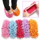 2Pcs Multifunction Chenille Cleaning Mop Shoes Mophead Overshoe Floor Dust Cleaning Slippers