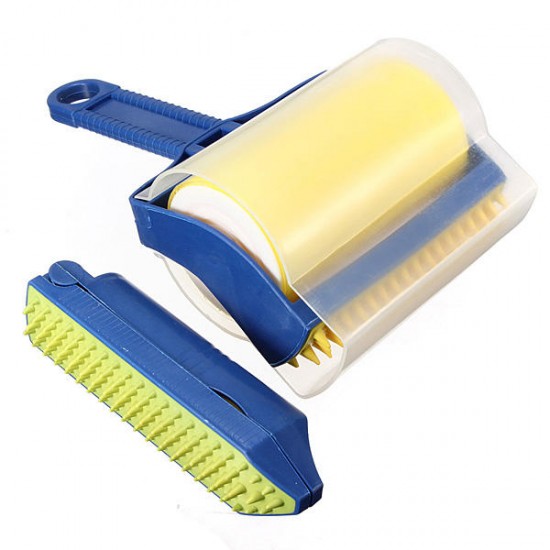 2Pcs Reusable Sticky Hair Remover Cleaning Brush Picker Lint Roller