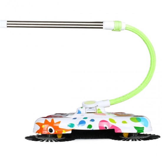 Automatic Hand Push Sweeper Spin Broom Household Floor Clean Tools Without Electric