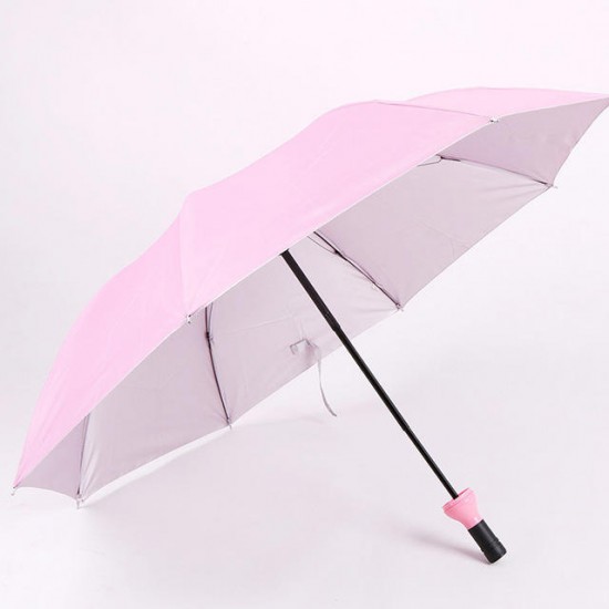 2018 New Creative Women Wine Bottle Umbrella 3 Folding Sun-rain UV Mini Umbrella For Women Men Gifts