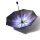 3D Starry Night Anti-UV Rainy Sunny Umbrella Ultralight Travel Windproof Umbrella Women Gift