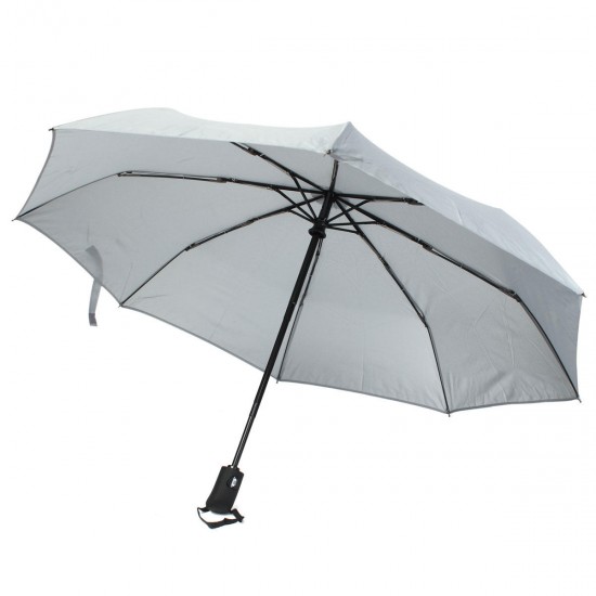 Auto Open Close Parasol Folding Rain Umbrella Telescopic Sun Strong Windproof