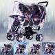 Clear Stroller Rain Cover Weather Pram Baby Infant Double Pushchair Wind Shield Raincoat