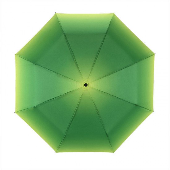 Color Gradient Light Weight Umbrella 3 Folding 8 Bones Compact Travel Windproof Umbrella Women Gift
