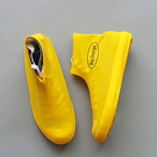 Disposable Silica Gel Rain Shoe Cover Waterproof Overshoes Durable Dustproof Shoes Storage Case