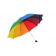 Rainbow outdoor Three-folding Unbrella Parasol 8 Rib Wind Resistant For Women Tarvel Umbrella