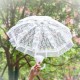 White Accessory Umbrella Gorgeous Lace Girls Wedding Party Decor