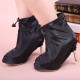 Women Waterproof Rain Shoes Cover Boots High Heel Shoes Slip Resistant Overshoes Rain Gear