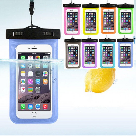 Cell Phone Waterproof Cover Universal Under Water Bag Transparent Touchscreen Mobile Phone Pouch