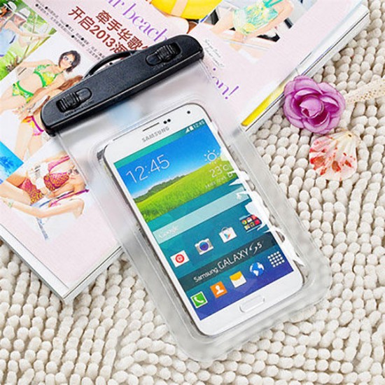 Cell Phone Waterproof Cover Universal Under Water Bag Transparent Touchscreen Mobile Phone Pouch