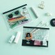 Fashion Clear Cartoon Cosmetic PVC Toiletry Travel Organizer Makeup File Bag