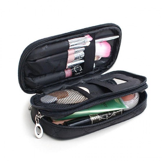 Honana HN-B56 Portable 2 Layers Travel Storage Bag Colorful Cosmetic Makeup Organizer Toiletry Storage Bag