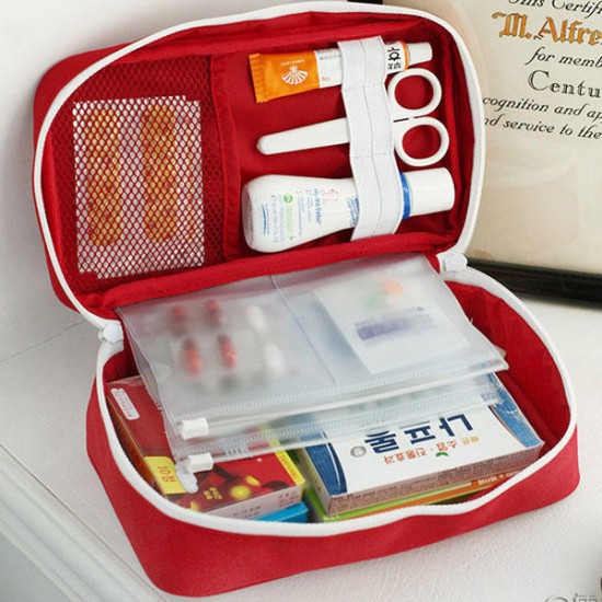 Large Medicine Bag Travel First Aid Emergency Bag Outdooors Camping Pill Storage Bag Survival Kit