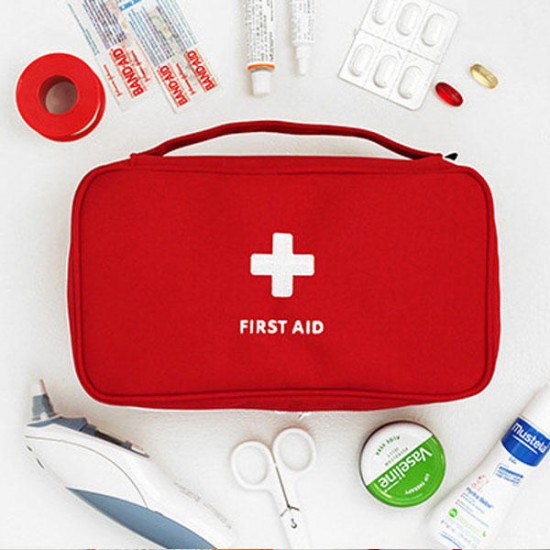 Large Medicine Bag Travel First Aid Emergency Bag Outdooors Camping Pill Storage Bag Survival Kit