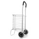 Folding Portable Shopping Basket Cart Trolley Trailer Two Wheels Aluminum Alloy