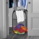 KCASA KC-0916 Mesh Pop Up Laundry Hamper Foldable Laundry Basket Household Clothing Organizer