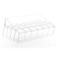 24 Lipstick Holder Display Stand Clear Acrylic Makeup Organizer Sundry Transparent Storge Boxes