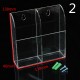 Acrylic TV Air Conditioner Remote Control Holder Case Wall Mount Storage Box