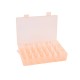 Adjustable 24 Grids Plastic Clear Case Box Holder Container Pills Jewelry Earring Nail Art Tips In Desk Small Storager