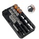 Battery Organizer with Battery Tester Storage Box Case for 72pcs AA AAA 9V AG CR C D Type Battery Holder