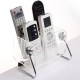 Desktop Clear TV Remote Control Mobile Phone Organizer Storage Box Stand Holder Transparent Case