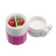 Honana HN-PB009 3 in 1 Portable Pill Case Cutter Crusher 4 Layers Travel Pill Medicine Box