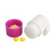 Honana HN-PB009 3 in 1 Portable Pill Case Cutter Crusher 4 Layers Travel Pill Medicine Box