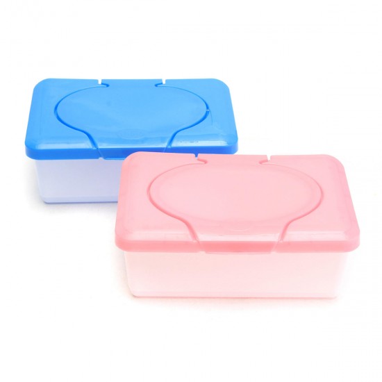 Wet Tissue Box Plastic Case Real Tissue Case Baby Wipes Press Pop-up Design Home Tissue Holder Accessories