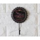 1pc 10*16*1.5CM Hot Sale Retro Beer Bottle Cap Wall Hanging Hook Creative Personalized Soft Iron Decors Iron Door Back Clothes Hooks Creative Clothing Shop Decorations