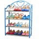 4 Tier Stack Shoes Display Storage Organizer Rack Stand Shelf Holder Unit Shelves