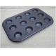 12 Holes Metal Cup Cake Mould Ovenware Pan Bake Tool Multifunction Baking Tools
