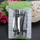 3pcs Stainless Steel Cake Clip Clamp Crimper Cutters Mold