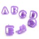 40PCS Plastic Alphabet Letter Cake Biscuit Baking Mould Fondant Cookie Cutters