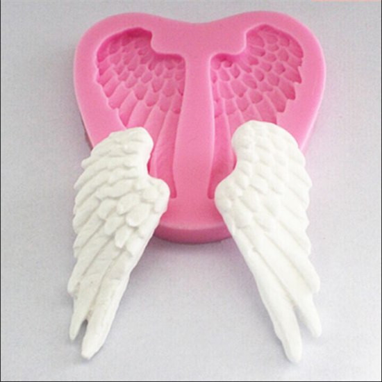Angel Wings Silicone Fondant Mold Chocolate Polymer Clay Mould