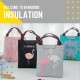 Fashion Portable Insulated Oxford lunch Bag Thermal Food Picnic Lunch Bags for Women kids Men Cooler Lunch Box Bag