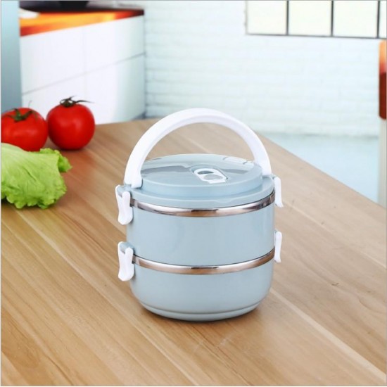 KCASA KC-BCH02 Portable Insulation Lunch Box Stainless Steel Thermal Bento Box Food Container