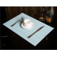 KCASA Placemat Fashion Pvc Dining Table Mat Disc Pads Bowl Pad Coasters Waterproof Table Cloth Pad Slip-Resistant Pad Three Colors
