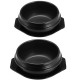 Korean DOLSOT Bowl Big Sized Earthenware Stone Pot Bibimbap Cooking + Trivet Set Rice Bowl