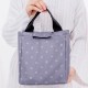 New Portable Lunch Bag Small Leaf Insulation Package Family Picnic Cold Ice Cooler Canvas Hand Bag Baby Food Keeper Bag