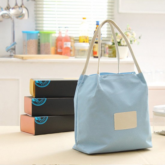 Oxford Waterproof Bento Lunch Bag Grocery Bag Travel Beach Camping Picnic Storage Organizer Bag