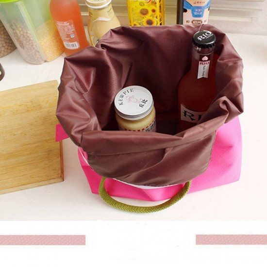 Oxford Waterproof Bento Lunch Bag Grocery Bag Travel Beach Camping Picnic Storage Organizer Bag