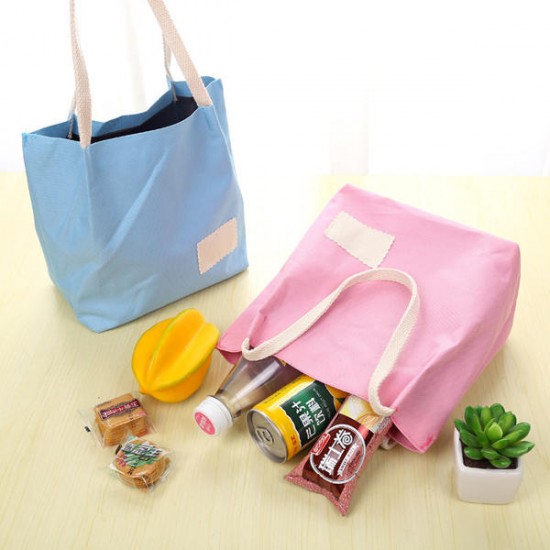 Oxford Waterproof Bento Lunch Bag Grocery Bag Travel Beach Camping Picnic Storage Organizer Bag