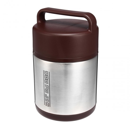 Vacuum Insulated Lunch Box Stainless Steel Jar Hot Cold Thermos Food Container