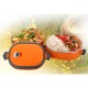 Vacuum Seal Stacking Insulated Lunch Box Stainless Steel Thermal Insulation Bento Box Dual Handle Container