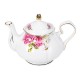 15pcs Fine Bone China Pottery Porcelain Elegant Coffee Tea Pot Cup Set Gifts