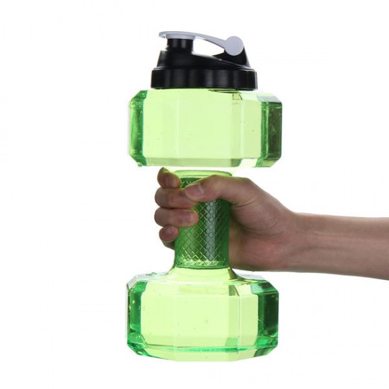 2.5L Large Capacity BPA Free Gym Training Drink Dumbbell Water Bottle Travel Sport Cup Kettle Jug