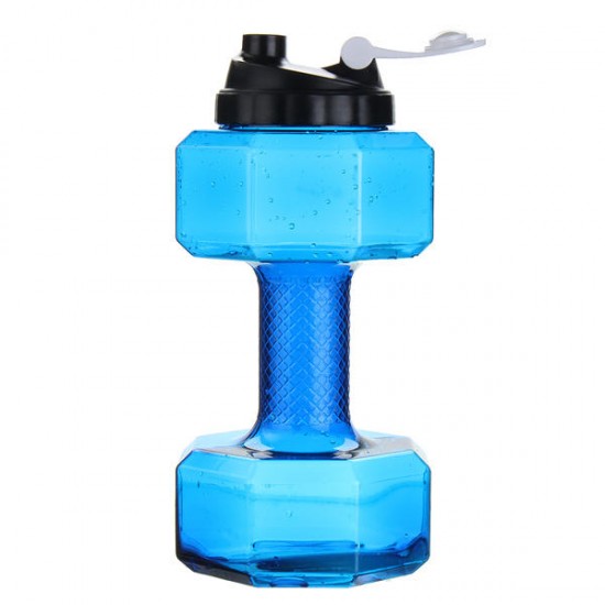 2.5L Large Capacity BPA Free Gym Training Drink Dumbbell Water Bottle Travel Sport Cup Kettle Jug