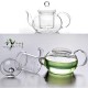 350ML-1000ML Heat Resistant Glass Teapot With Infuser Coffee Tea Leaf