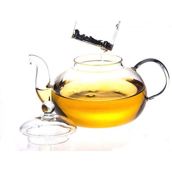 350ML-1000ML Heat Resistant Glass Teapot With Infuser Coffee Tea Leaf