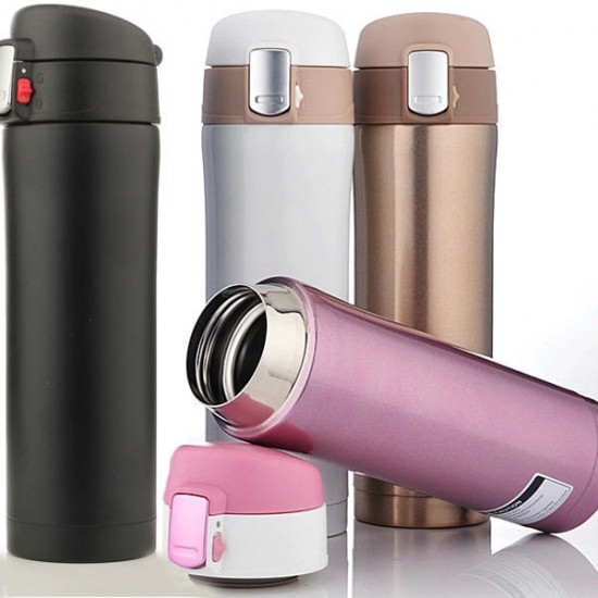 450ml Thermos Cup Stainless Steel Bottle Vacuum Flasks Travel Mug